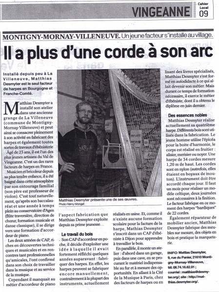 Article Bien Public 5 fév 2013