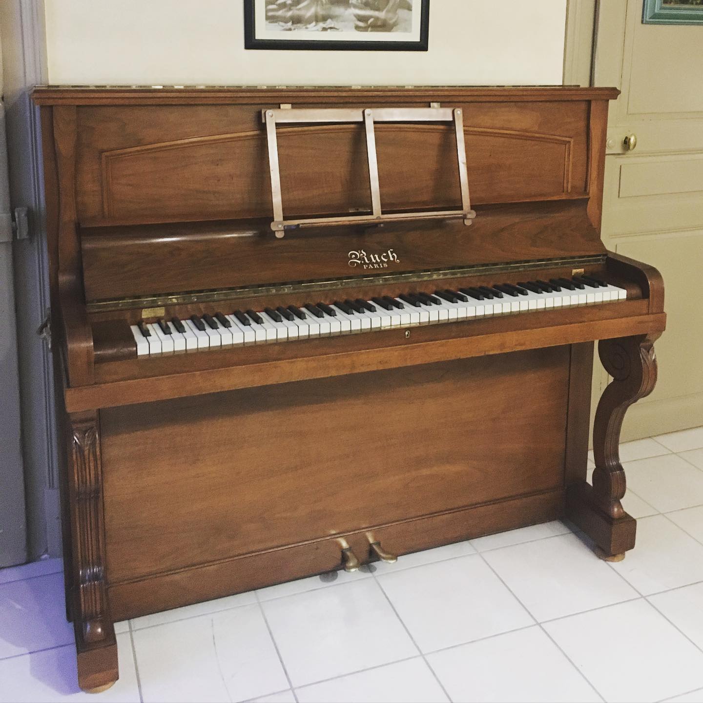Restauration piano ancien