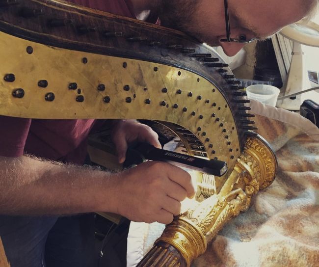 restauration harpe artisan